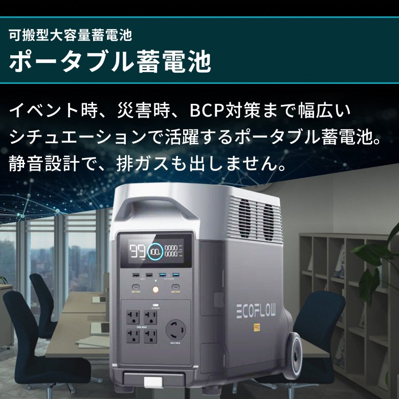 ポータブル蓄電池